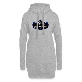 Djerdjer_Alayen_2 - Hoodie Dress - heather grey - Front