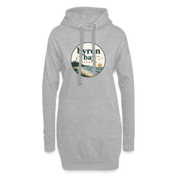 Byron Bay Coastal Magic - Sweat-shirt à capuche long Femme - gris chiné - Devant