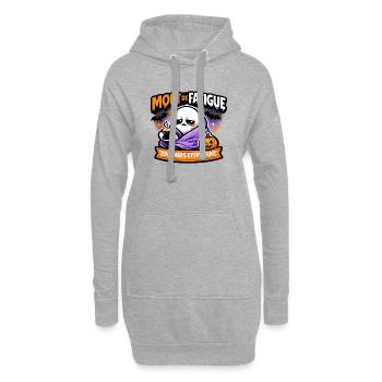 Mort de Fatigue Toujours Effrayant - Sweat-shirt à capuche long Femme - gris chiné - Devant