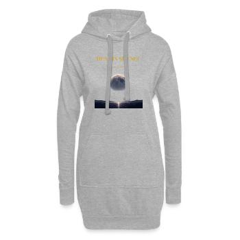 Guérissez en silence – Laissez la paix parler - Sweat-shirt à capuche long Femme - gris chiné - Devant