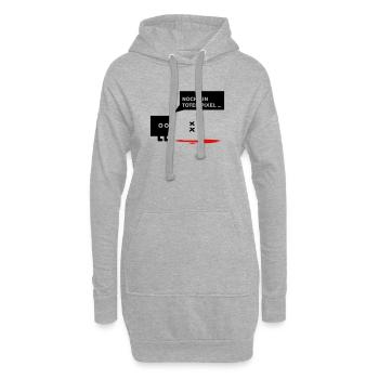 dead pixel_german - Hoodie-Kleid - Grau meliert - Vorne