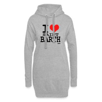 saintbarth - Hoodie-Kleid - Grau meliert - Vorne