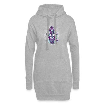 ganesha shiva hinduismus hindu india - Hoodie-Kleid - Grau meliert - Vorne