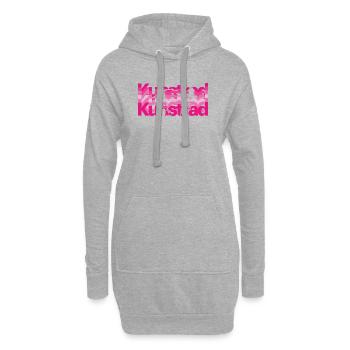 Kunstrad, Kunstradfahren, Hallenradsport - Hoodie-Kleid - Grau meliert - Vorne