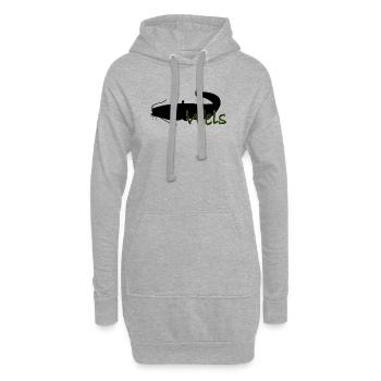 Wels - Hoodie-Kleid - Grau meliert - Vorne