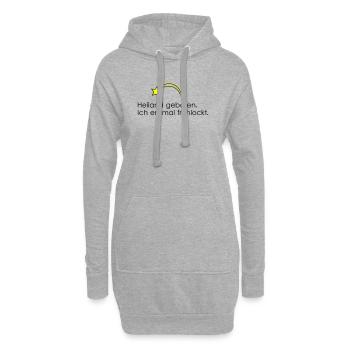 Frohlockt - Hoodie-Kleid - Grau meliert - Vorne