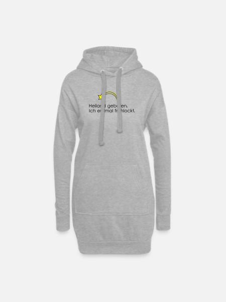 Rejoices - Hoodie Dress - heather grey