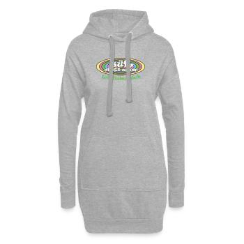 la réconciliation douce plutôt que aigre de la Saint-Valentin - Sweat-shirt à capuche long Femme - gris chiné - Devant