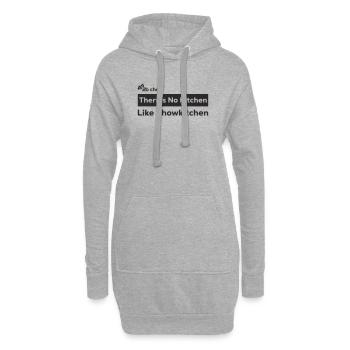 2b chef - Hoodie-Kleid - Grau meliert - Vorne