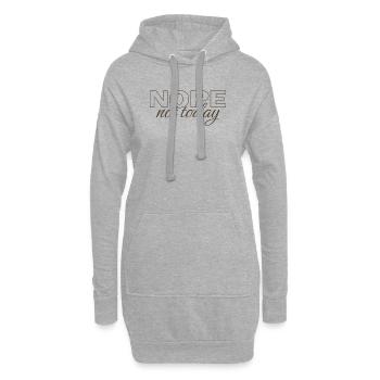 Nope Not Today Shirt – Funny Introvert Saying Tee - Hoodie-Kleid - Grau meliert - Vorne