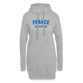 ALPE D HUEZ France - Hoodie-Kleid - Grau meliert - Vorne