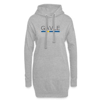 Drapeau de la Suède - Gävle - Sverige - Schweden - Sweat-shirt à capuche long Femme - gris chiné - Devant