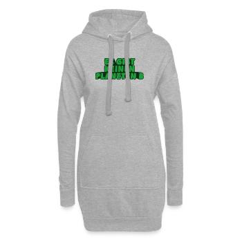 Es gibt keinen Planeten B / There is no planet B - Hoodie-Kleid - Grau meliert - Vorne