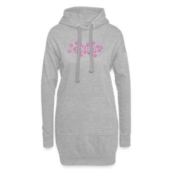 Anita als Name - Hoodie-Kleid - Grau meliert - Vorne
