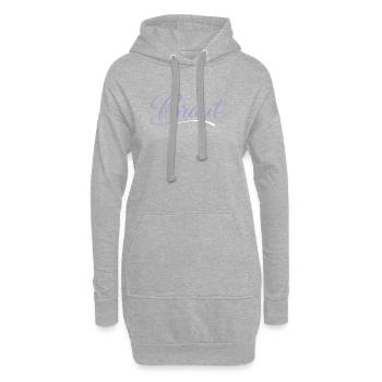 Braut - Hoodie-Kleid - Grau meliert - Vorne