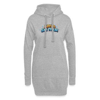 L’équipe de ski APRrès - Sweat-shirt à capuche long Femme - gris chiné - Devant