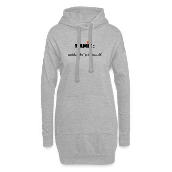 OMA. MAMA. OMA. MUTTERTAG - Hoodie-Kleid - Grau meliert - Vorne