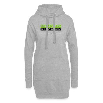 BERRAQUERA - SE DAÑÓ EL MIEDO - Hoodie Dress - heather grey - Front