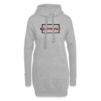 Built Different - Upside Down - Hoodie Dress - heather grey - Front