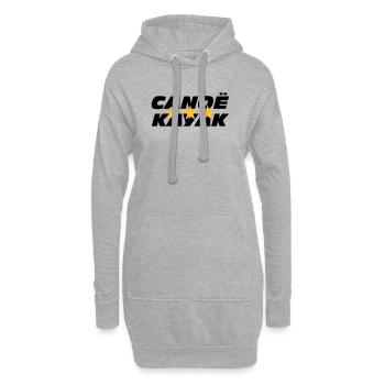 Canoë Kayak - Sweat-shirt à capuche long Femme - gris chiné - Devant