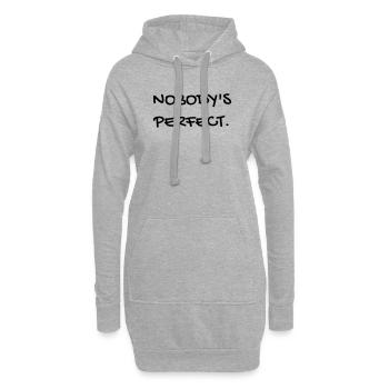 Cinema / Film / Zitat / TV-Serie - Hoodie-Kleid - Grau meliert - Vorne