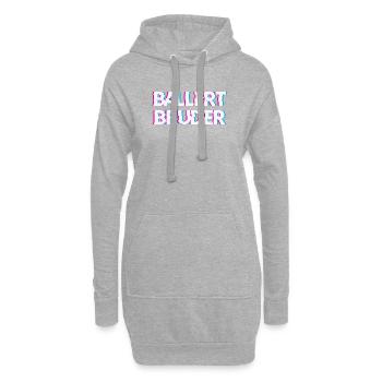 Hardtekk Tekk - Sweat-shirt à capuche long Femme - gris chiné - Devant