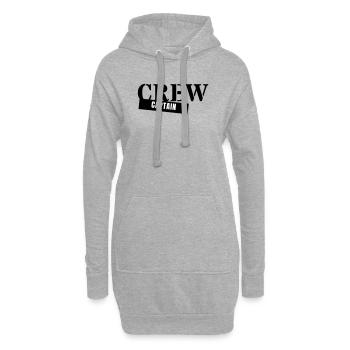 Capitaine d’équipage - Capitaine, Chef de groupe - Sweat-shirt à capuche long Femme - gris chiné - Devant