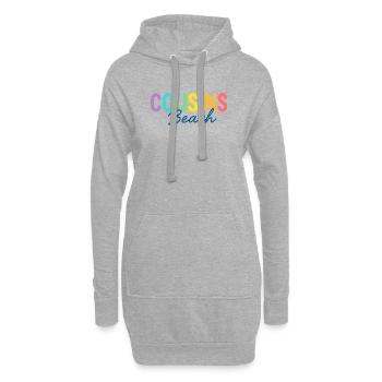 Cousins Beach – Colorful Summer - Hoodie-Kleid - Grau meliert - Vorne