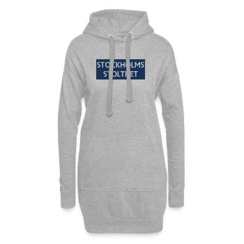 Stockholmer Stolz - Hoodie-Kleid - Grau meliert - Vorne