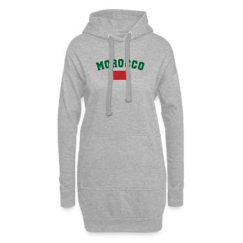 Marokko Marokko - Hoodie-Kleid - Grau meliert - Vorne