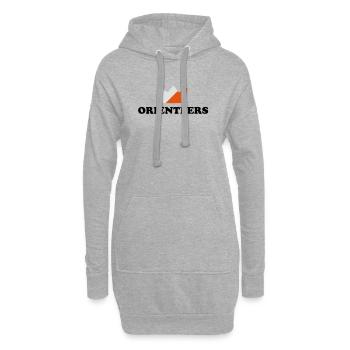 Orientierungsläufer Krone - Hoodie-Kleid - Grau meliert - Vorne