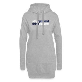 stay hydrated drink schorle - Hoodie-Kleid - Grau meliert - Vorne