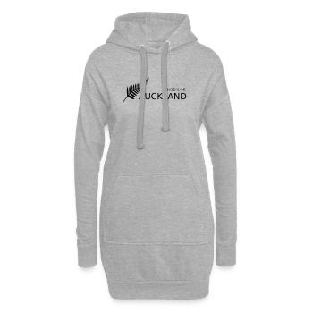 Ville des Voiles Auckland Nouvelle-Zélande - Sweat-shirt à capuche long Femme - gris chiné - Devant