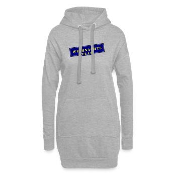 Weihnachts Team Weihnachten - Hoodie-Kleid - Grau meliert - Vorne