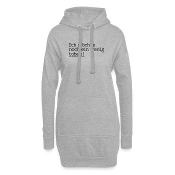 toben - Hoodie-Kleid - Grau meliert - Vorne