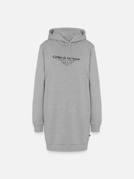 Vogtland - Göltzschtalbrücke - Hoodie-Kleid - Grau meliert