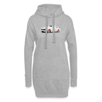 120er Serie Custom - Hoodie-Kleid - Grau meliert - Vorne