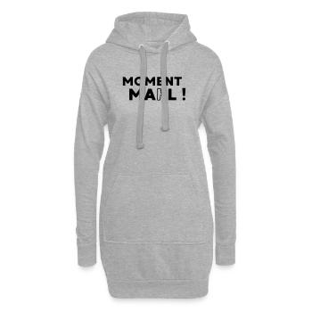 Moment mahl - Hoodie-Kleid - Grau meliert - Vorne