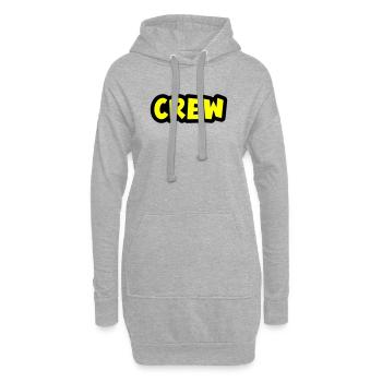 équipage - Sweat-shirt à capuche long Femme - gris chiné - Devant