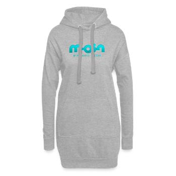 Moin, tout s’améliore - Sweat-shirt à capuche long Femme - gris chiné - Devant