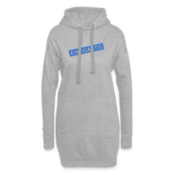 einzigartig02 - Hoodie-Kleid - Grau meliert - Vorne