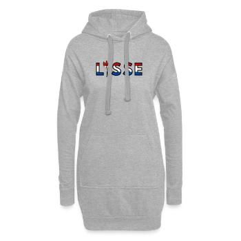 Lisse Pays-Bas en Europe - Sweat-shirt à capuche long Femme - gris chiné - Devant