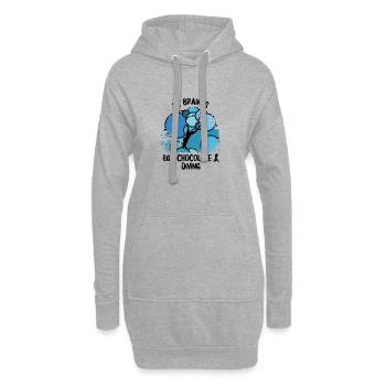 Plongeurs Plongée sous-marine Plongée sous-marine Plongée sous-marine - Sweat-shirt à capuche long Femme - gris chiné - Devant