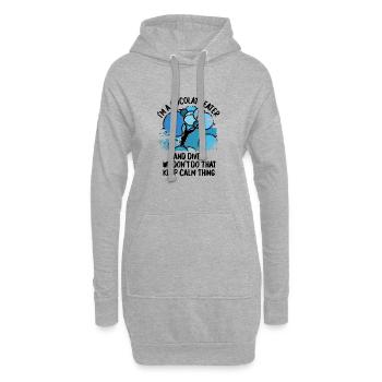 Plongeurs Plongée sous-marine Plongée sous-marine Plongée sous-marine - Sweat-shirt à capuche long Femme - gris chiné - Devant
