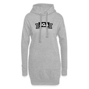 Bachelor Party Emblem / Logo - Hoodie Dress - heather grey - Front