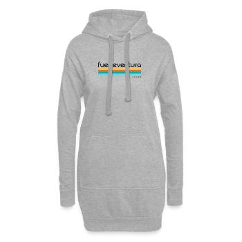 Fuerteventura - Espagne - Espagne - Espagne - Îles Canaries - Sweat-shirt à capuche long Femme - gris chiné - Devant