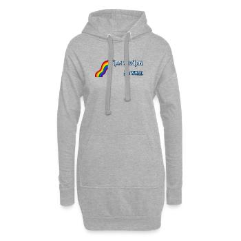 Ich bin - Hoodie-Kleid - Grau meliert - Vorne