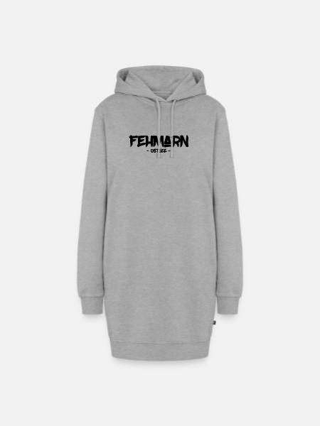 Fehmarn - Ostsee - Insel - Strand - Sommer - Sonne - Hoodie-Kleid - Grau meliert