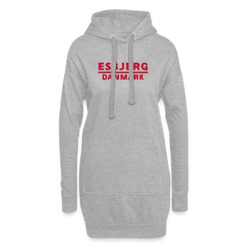 Esbjerg, Danemark - Sweat-shirt à capuche long Femme - gris chiné - Devant