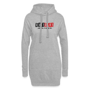 Fléchettes, fléchettes, fléchettes bustes - Sweat-shirt à capuche long Femme - gris chiné - Devant